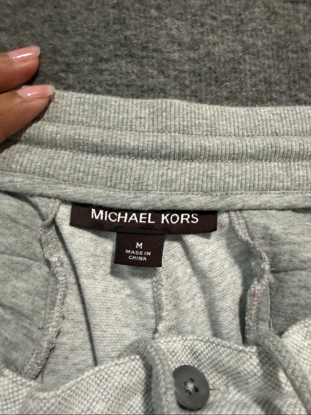 Michael Kors Light Gray Men's‎ Drawstring Jogger Sweatpants